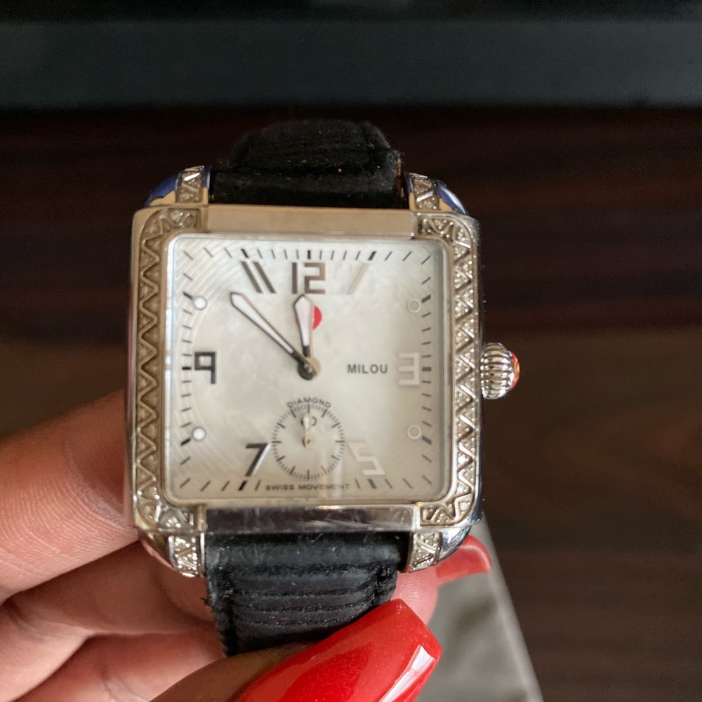 Michele Diamond Watch with 18’ band